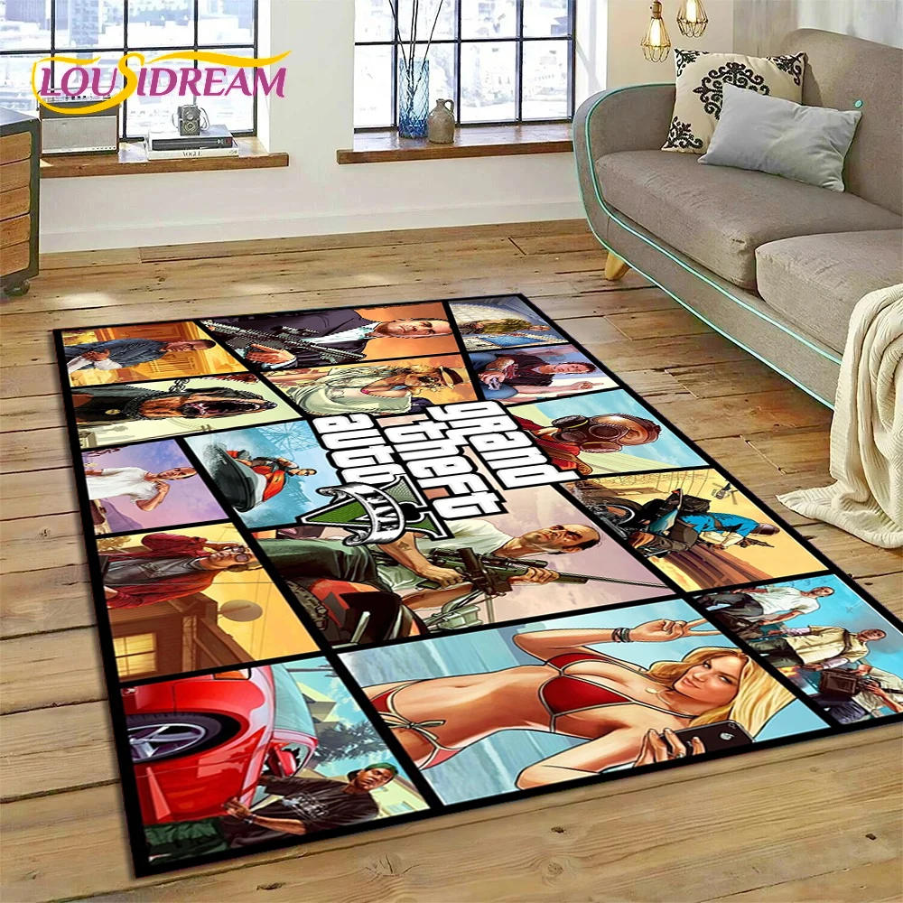 Gaming Console Gta - Tappeto 3D Grand Theft Auto per