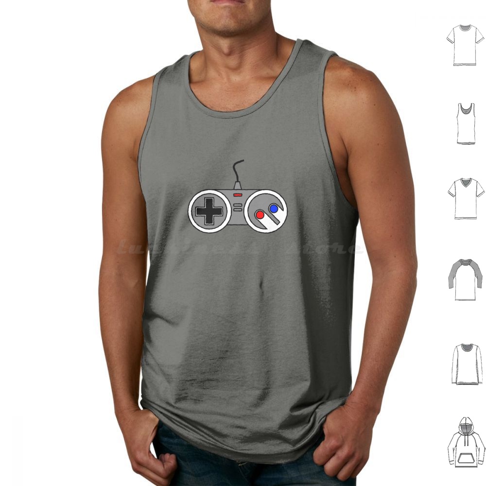 Gaming Console Old School - Joypad Tank Tops Gilet senza maniche