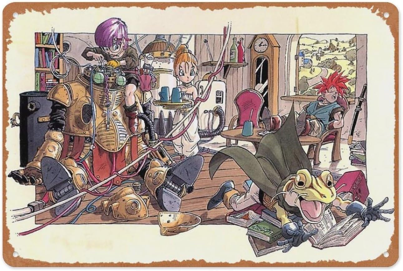 Gaming Console With - Targa in metallo per giochi retrò