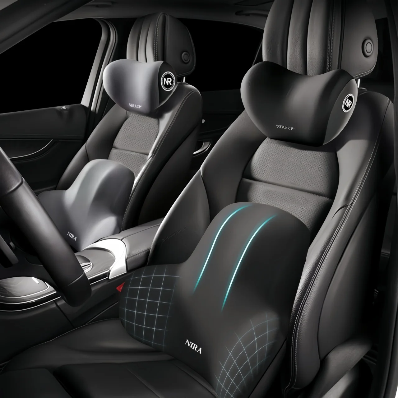 Gaming Chair Cushion - Set di Cuscini per Auto: Supporto