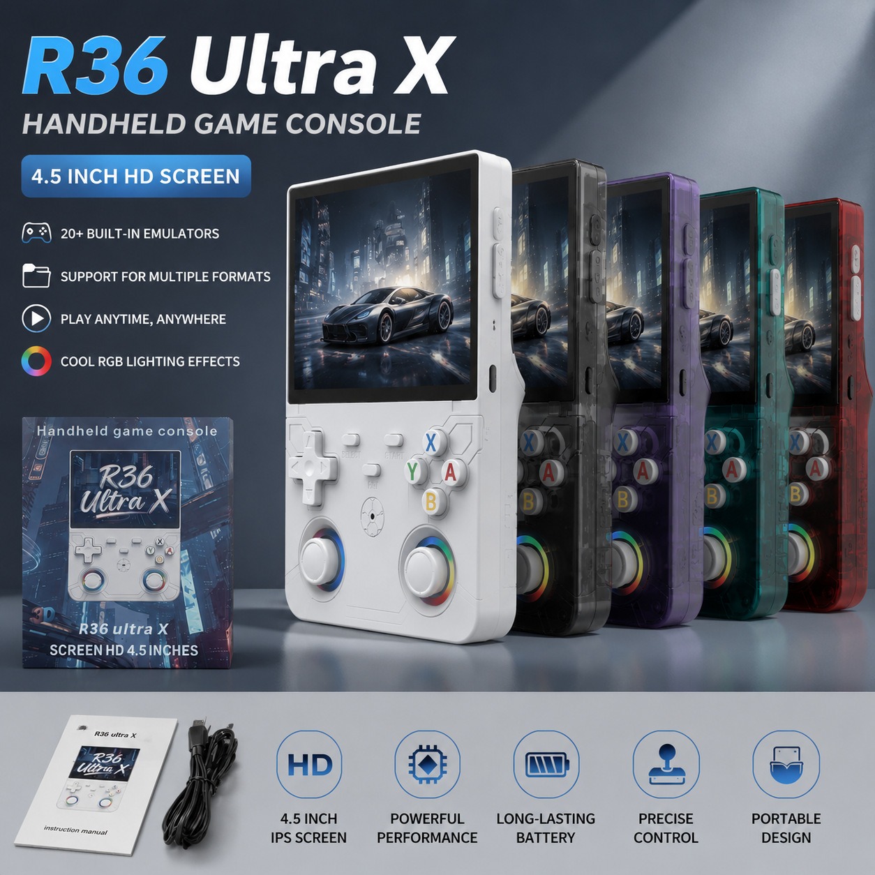 NUOVA console di gioco portati - Gaming Console R36 Ultra recensione e prezzo