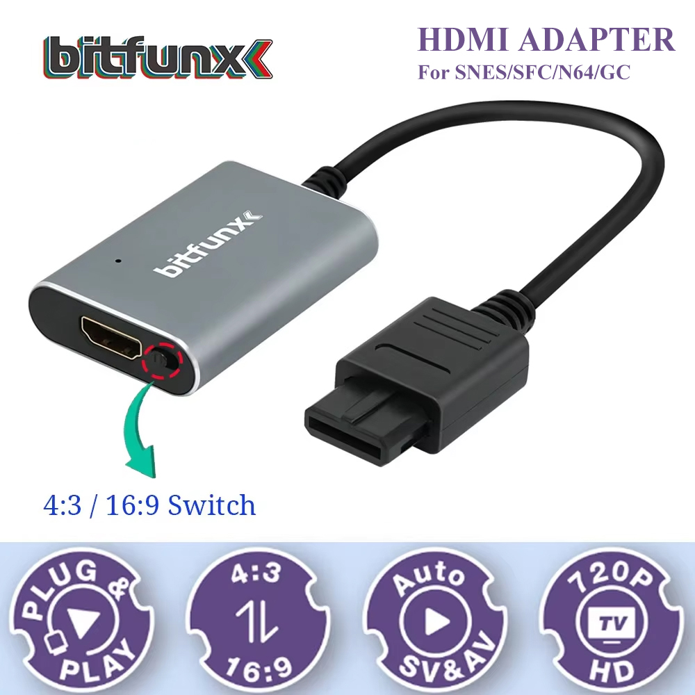 Bitfunx 720P Adattatore Svideo - Gaming Console Vintage recensione e prezzo
