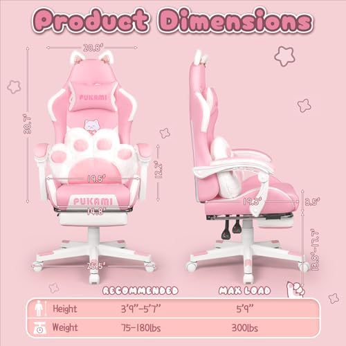 Sedia da Gaming Rosa Carina co - Gaming Chair Cushion recensione e prezzo