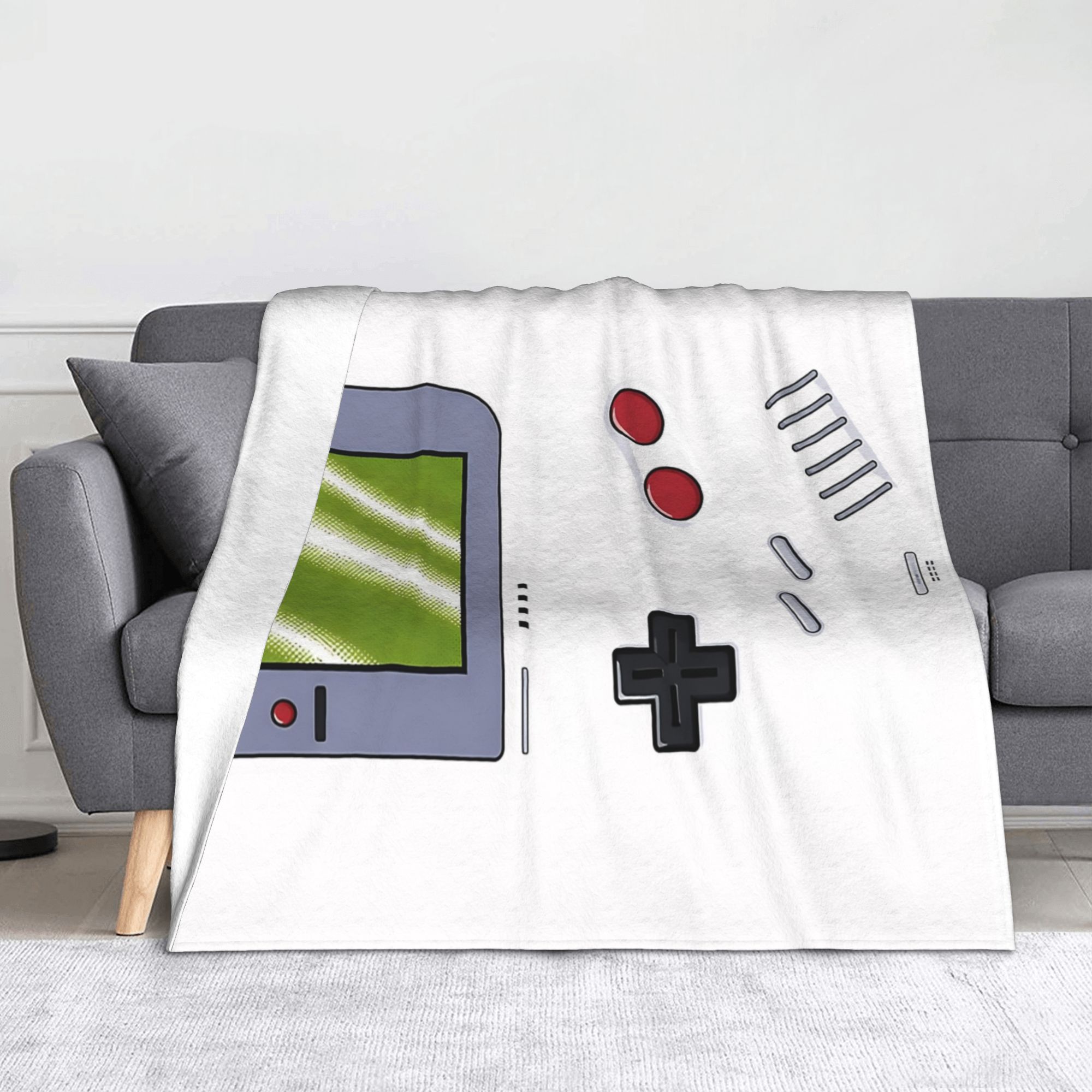 Coperta in flanella vintage ca - Gaming Console Old School recensione e prezzo