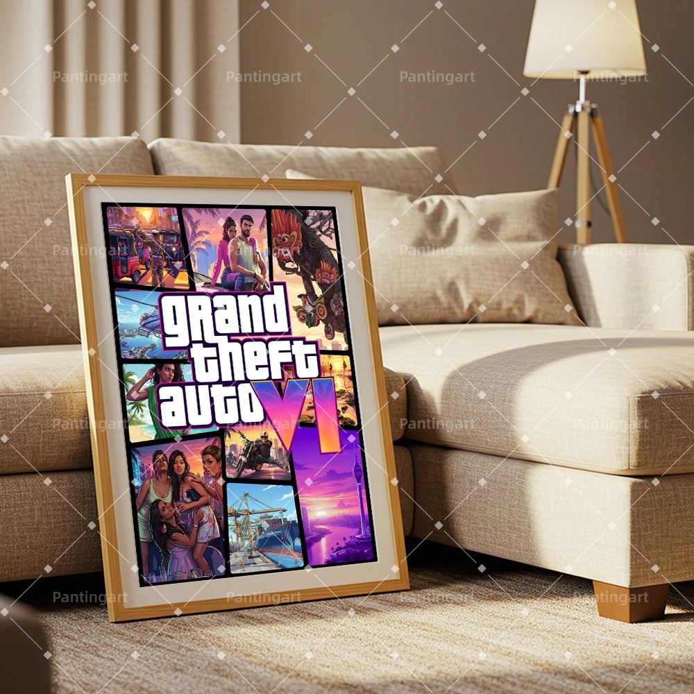 Poster su Tela GTA G-Grand The - Gaming Console Gta recensione e prezzo