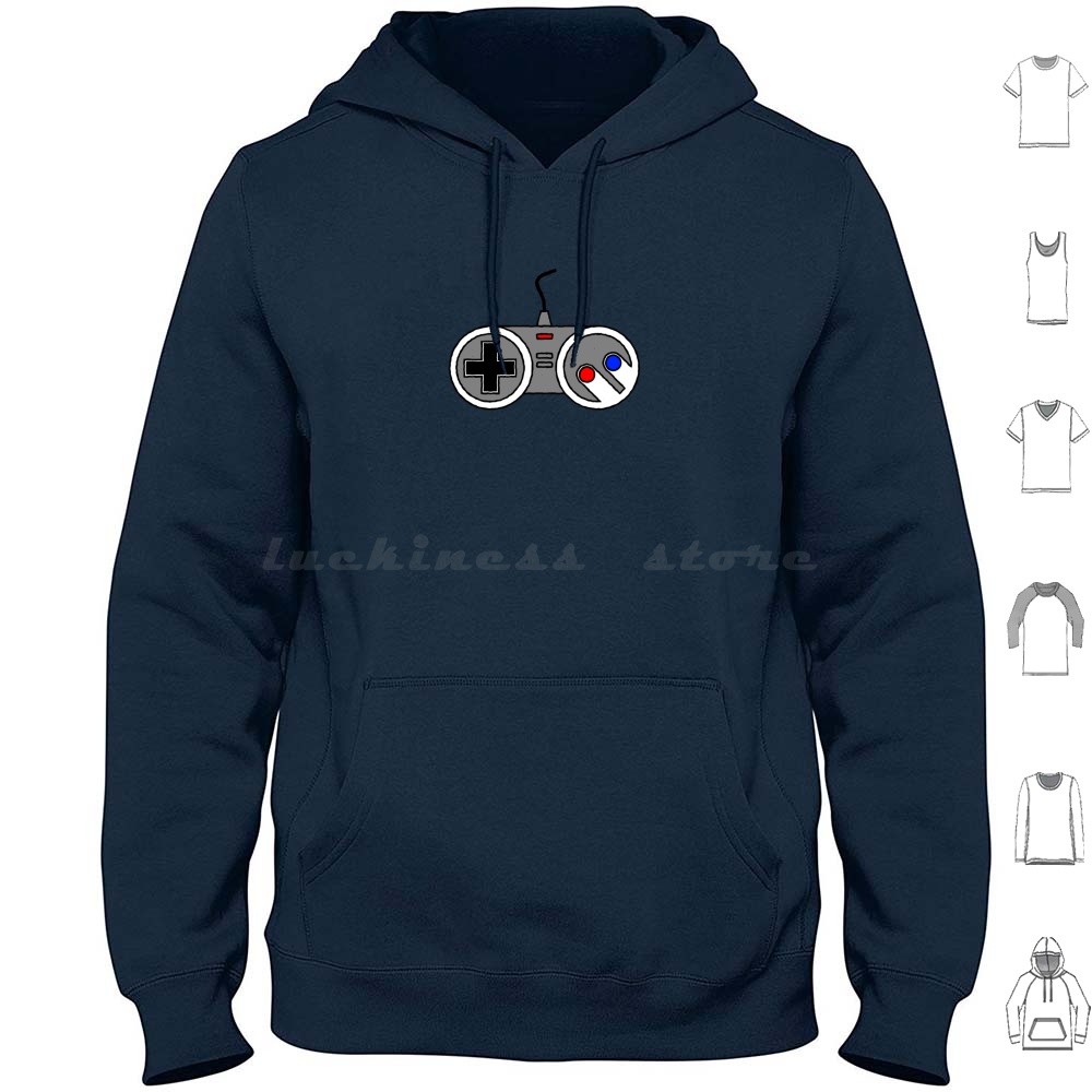 Felpa con cappuccio Joypad in  - Gaming Console Old School recensione e prezzo